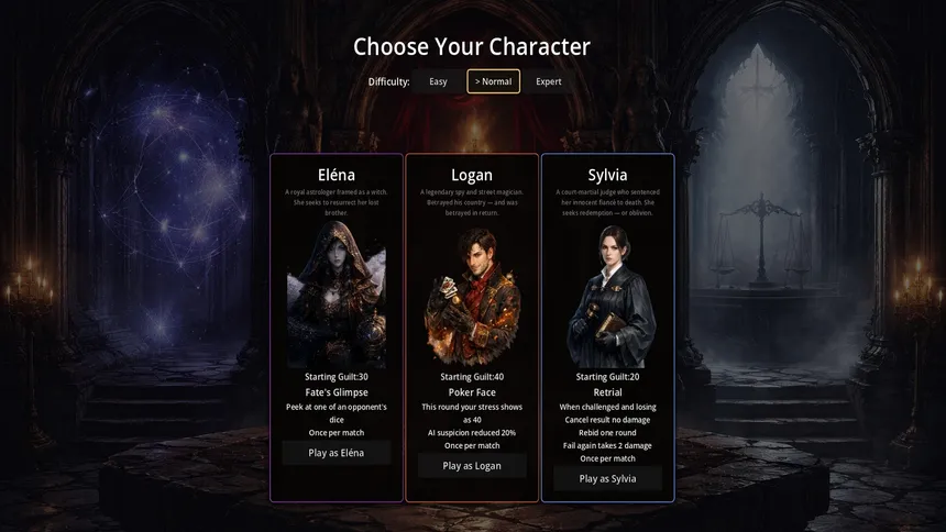 Скриншот 5 к игре Castle of Lies: Fate's Roll 謊言之堡：命運骰局