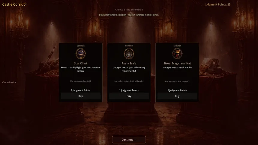 Скриншот 7 к игре Castle of Lies: Fate's Roll 謊言之堡：命運骰局