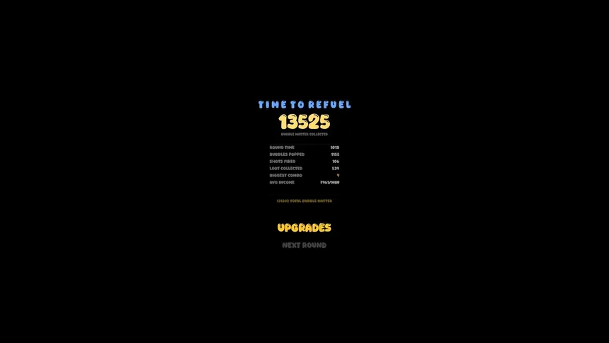 Скриншот 5 к игре Bubble Shooter but In Space and Incremental