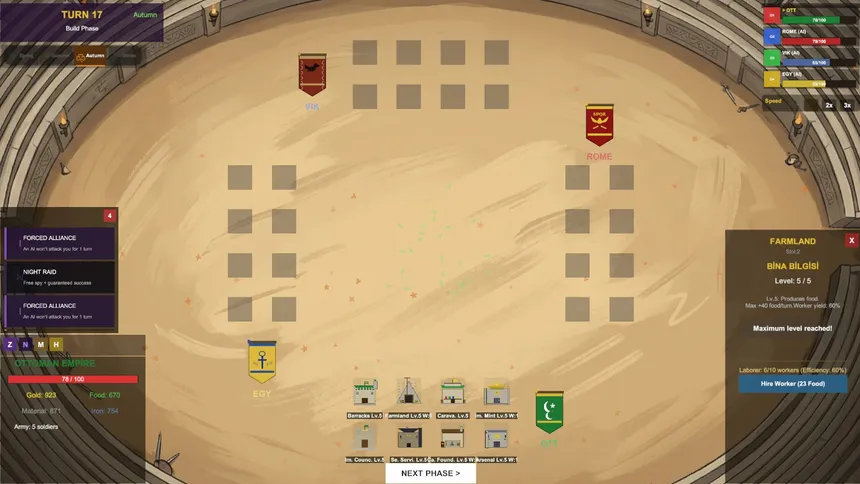 Скриншот 6 к игре WarBoard: Arena Empire