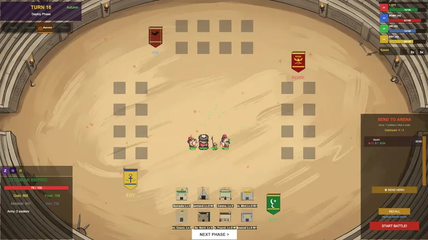Скриншот 7 к игре WarBoard: Arena Empire