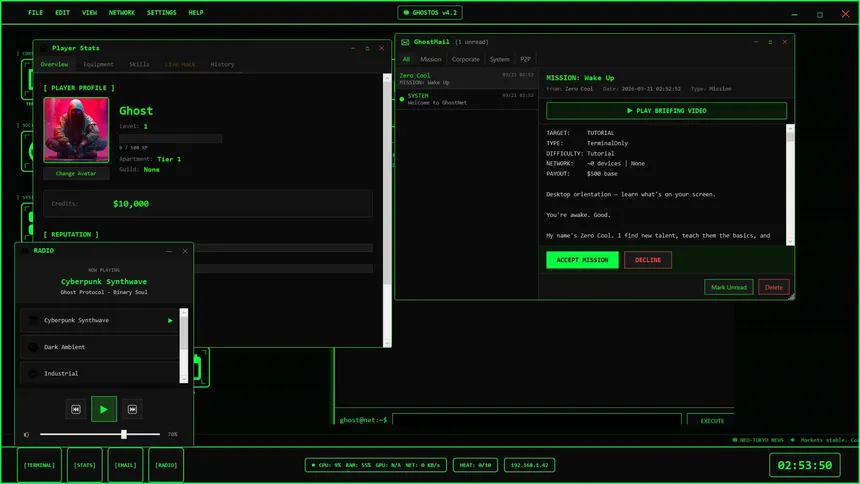 Скриншот 6 к игре Ghost Network : Dark Hacker