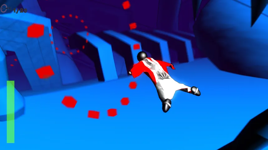 Скриншот 6 к игре Stickman 3D Wingsuit DELUXE