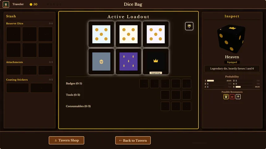 Скриншот 5 к игре Dice Tavern: Farkle Roguelike