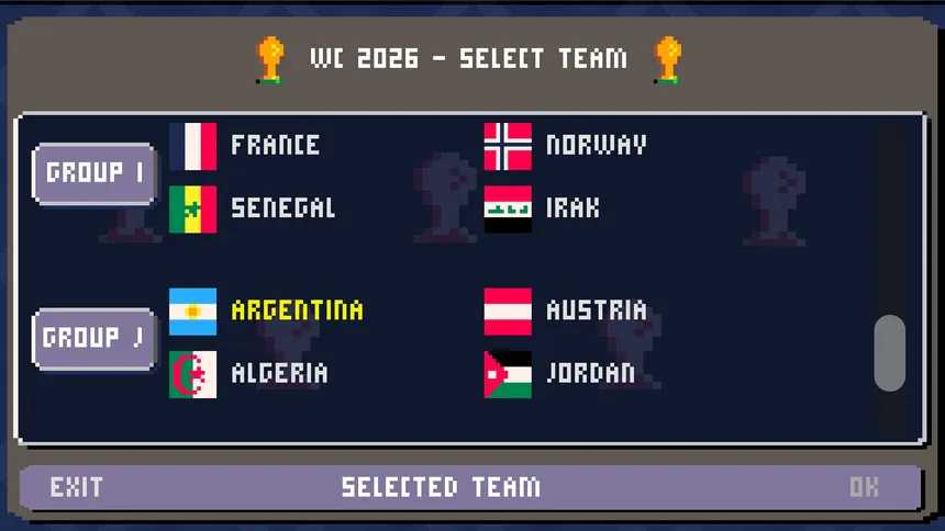 Скриншот 6 к игре Arcade World Cups