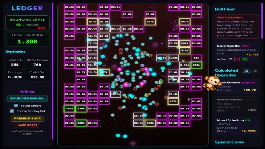 Скриншот 7 к игре LaVonne's Bouncing Idle