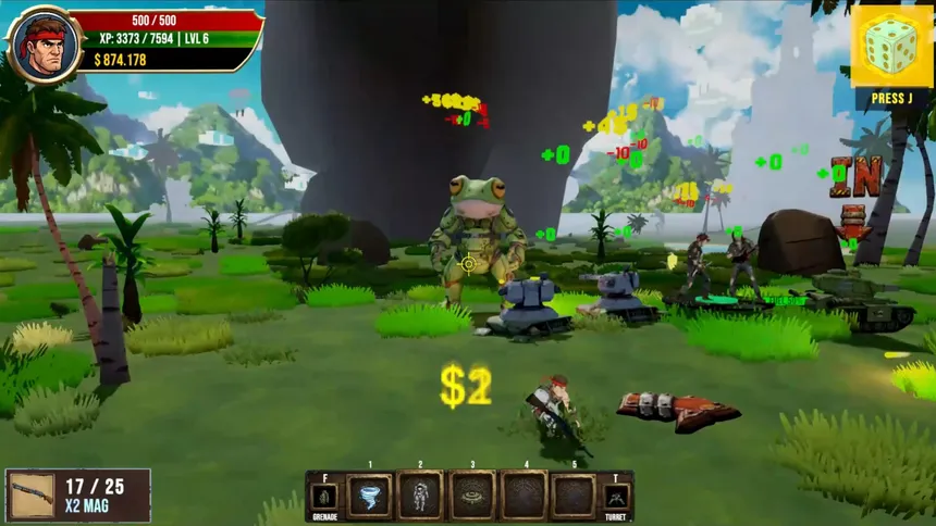 Скриншот 6 к игре Heavy Mental: A Co-op Action Roguelite