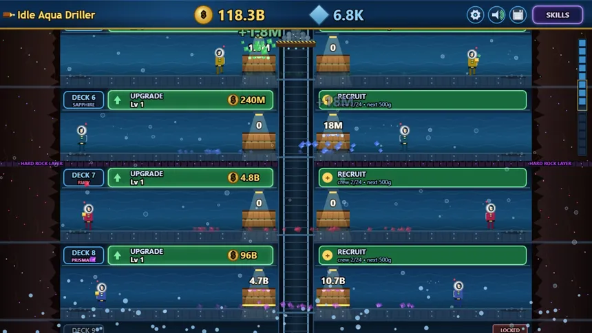 Скриншот 5 к игре Idle Aqua Driller