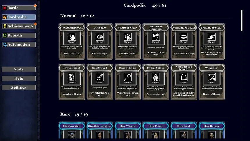 Скриншот 5 к игре クリッカータクティクス：記憶の断章