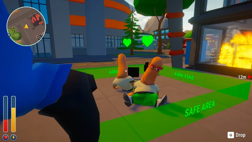 Скриншот 6 к игре Rescue Guys - Firefighters Simulator