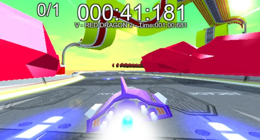 Скриншот 7 к игре VORTEX-G: Anti-Gravity Racing & Track Editor