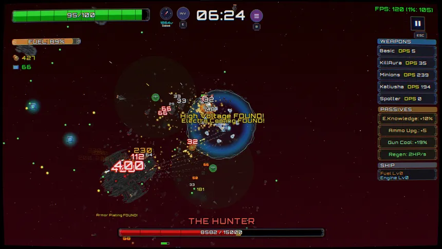 Скриншот 5 к игре SPACEFIGHTER - The Bullet Hell