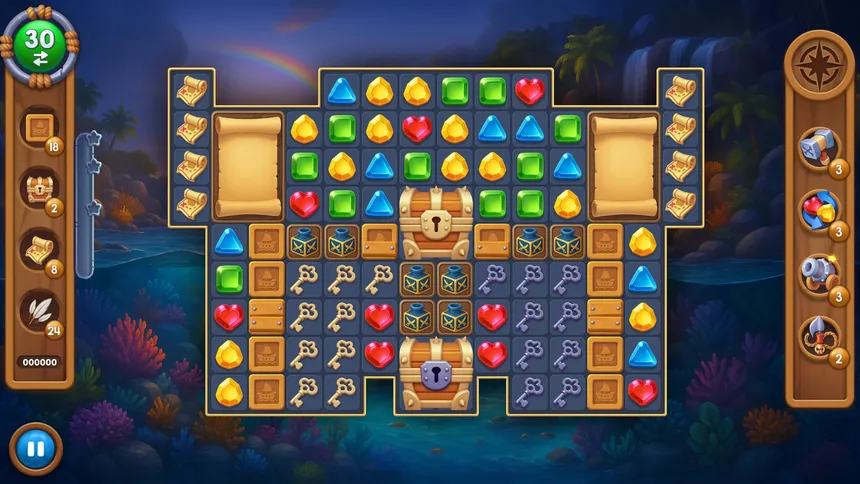 Скриншот 7 к игре Seven Seas Jewels 2 Collector's Edition