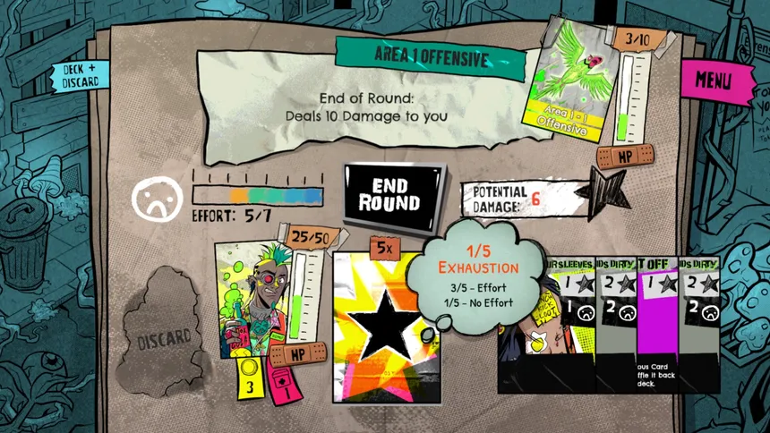 Скриншот 5 к игре Lucky Punk: a push your luck Deckbuilder