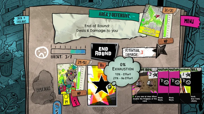 Скриншот 6 к игре Lucky Punk: a push your luck Deckbuilder