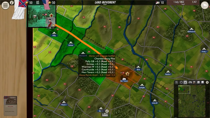 Скриншот 6 к игре SGS Battle for: Gettysburg