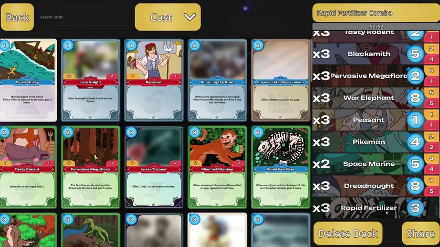 Скриншот 5 к игре Chrono Cards