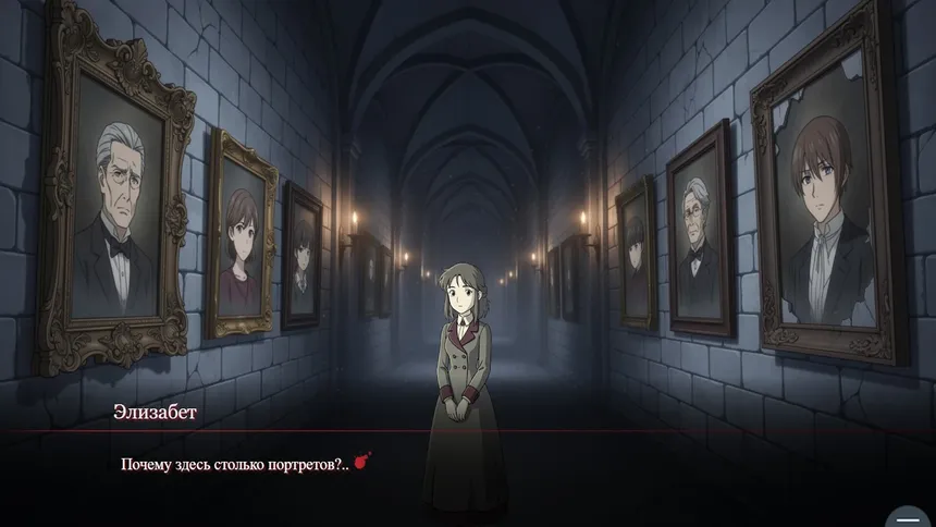 Скриншот 6 к игре Visual novel: Shadows of Ravenhall Castle