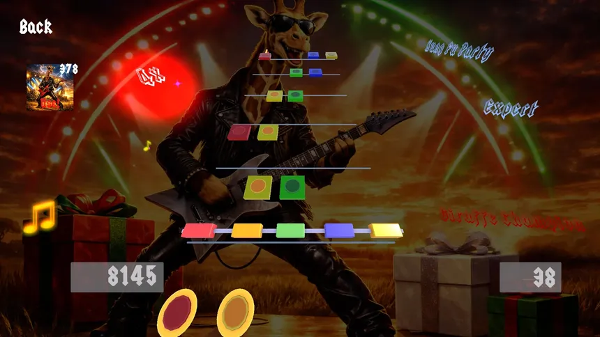 Скриншот 5 к игре Giraffe Champion: The Rock Music Game
