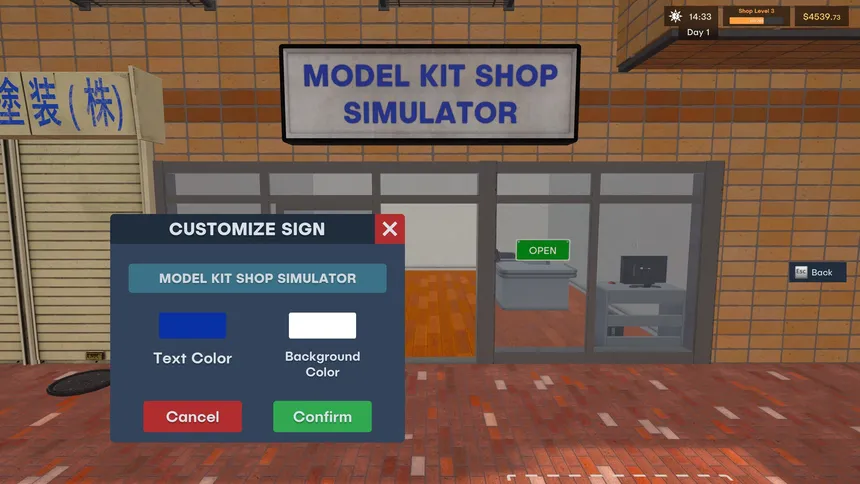Скриншот 6 к игре Model Kit Shop Simulator: Prologue
