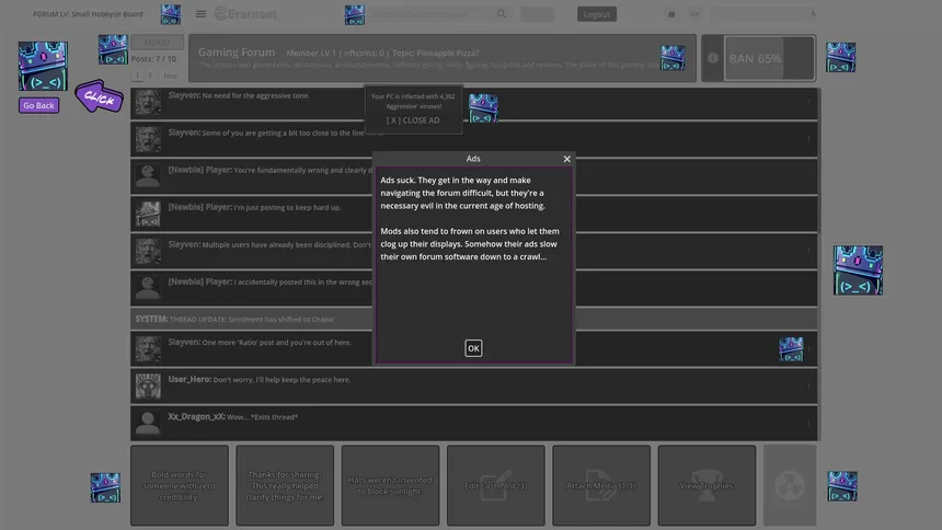 Скриншот 6 к игре Erareset: Rogue Forum