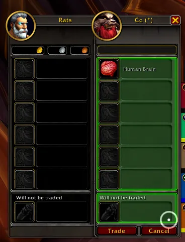 «Тебе нужнее» — Игроки MMORPG World of Warcraft дарят «мозги» плохим союзникам