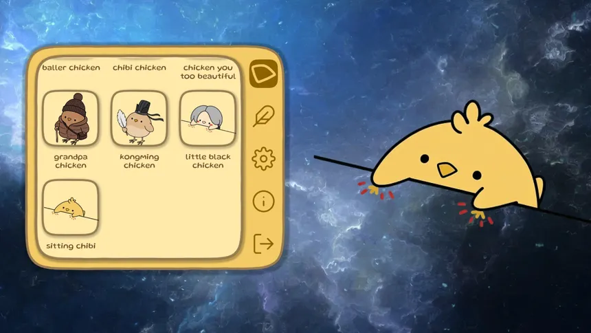 Скриншот 5 к игре Your Chibi Chicken: Lo-Fi Desktop Pet