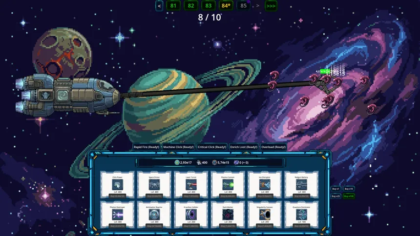 Скриншот 5 к игре Space Fetus Attack Idle Clicker