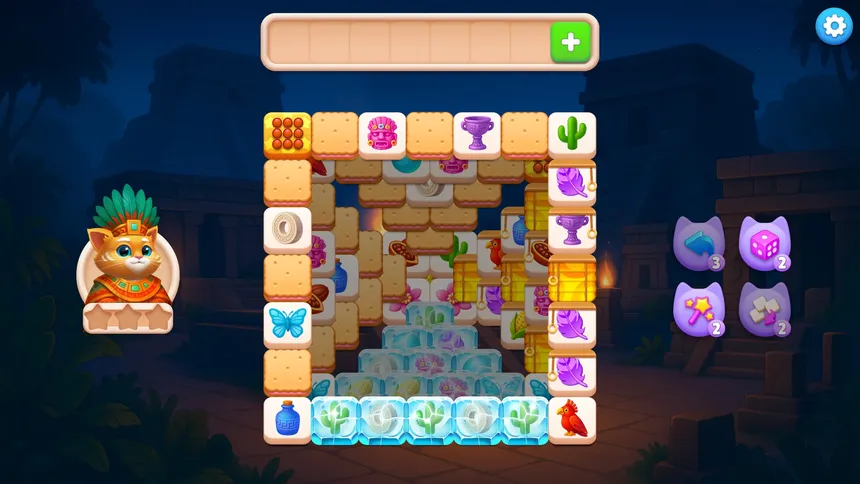 Скриншот 5 к игре Catjong 6: Pawztec Temple