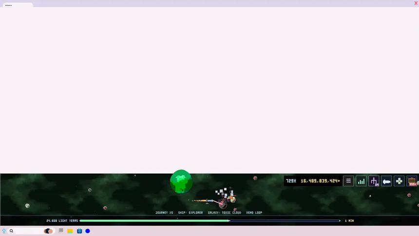 Скриншот 5 к игре Center Of The Galaxy: Desktop Idle
