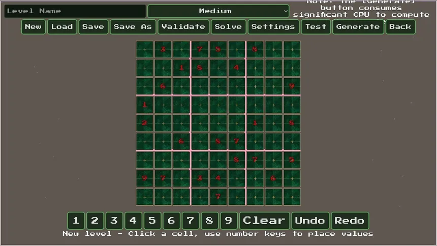 Скриншот 6 к игре Судоку Бактрон (Sudoku Baktron)