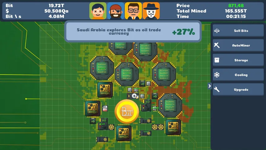 Скриншот 5 к игре Bit Mine Clicker
