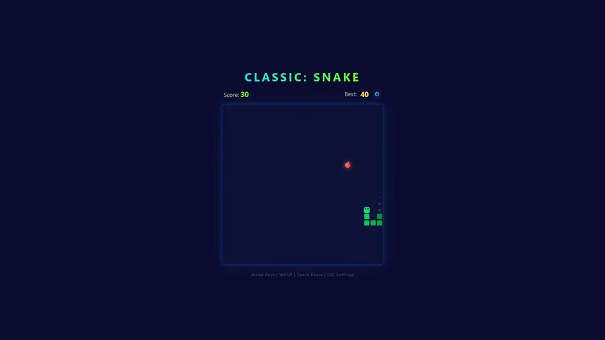 Скриншот 5 к игре Классика: Змейка