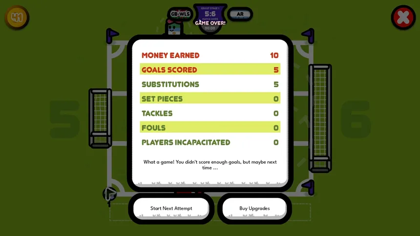 Скриншот 7 к игре Super Sub: World Cup