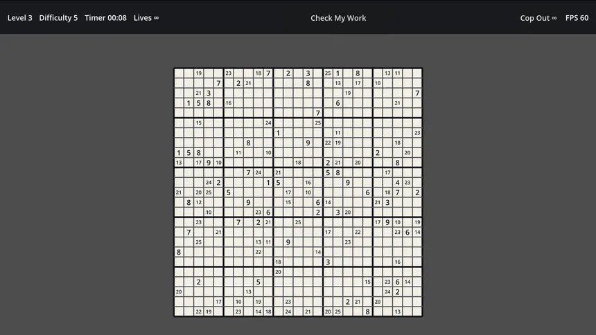 Скриншот 5 к игре Sudoku: Unlimited Expansion
