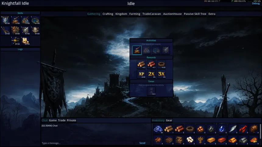 Скриншот 5 к игре Knightfall Idle