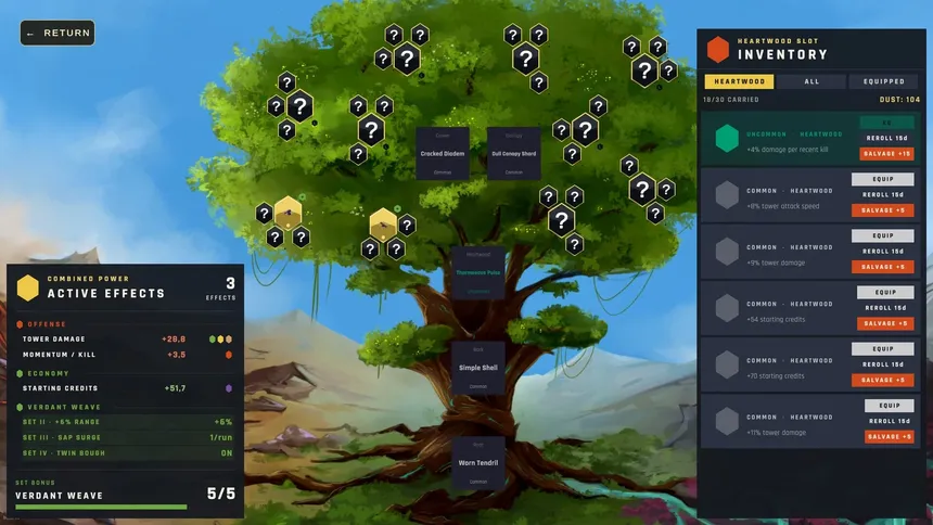 Скриншот 5 к игре World Tree Defender - Seedlings of Yggdrasil