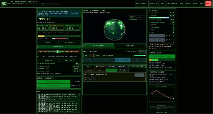 Скриншот 8 к игре Authorisation Engine