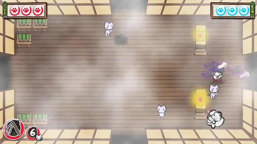 Скриншот 5 к игре ねこ巫女怪猫仕置ノ絵巻 -Neko Miko Kaibyo Shioki no Emaki-