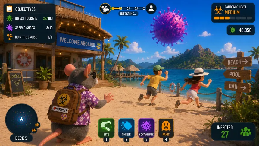 Скриншот 5 к игре Cruise Hantavirus Simulator