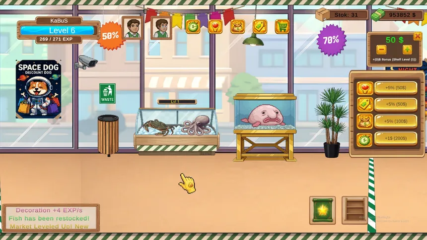 Скриншот 5 к игре Supermarket Simulator: Idle Tycoon Clicker