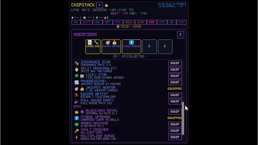 Скриншот 5 к игре CHIPSTACK