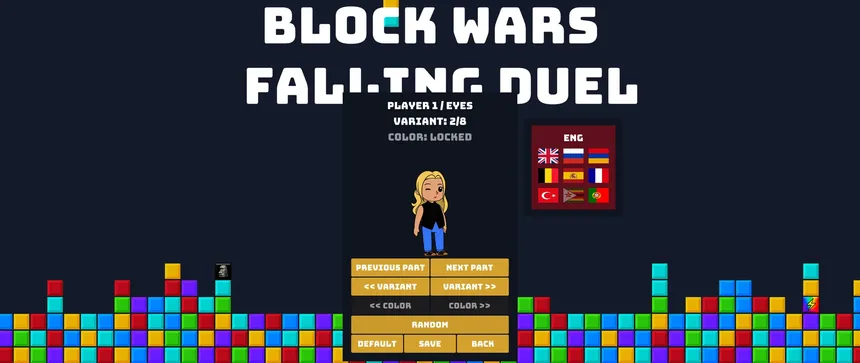 Скриншот 8 к игре Block Wars: Falling Duel