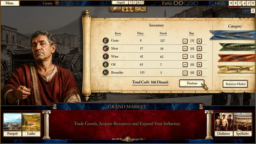 Скриншот 6 к игре The Ludus: Ashes Over Pompeii
