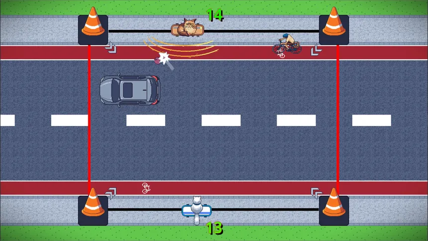 Скриншот 6 к игре Cat Ball Arena