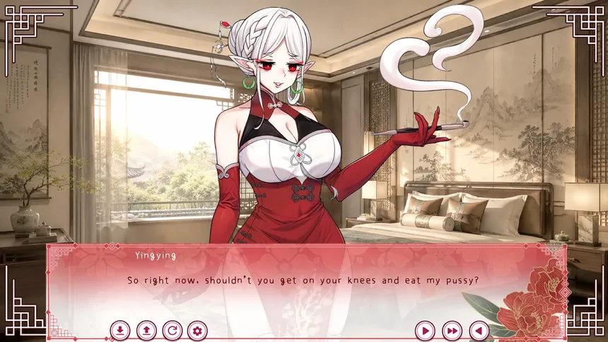 Скриншот 6 к игре ​Hands Off the Priest! My Creditor is a Telepathic Pervert