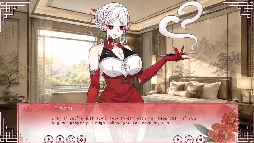 Скриншот 7 к игре ​Hands Off the Priest! My Creditor is a Telepathic Pervert