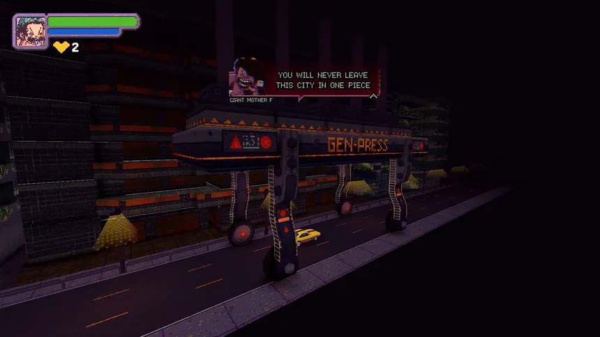 Скриншот 6 к игре Cyber Driver: Escape From Generic City