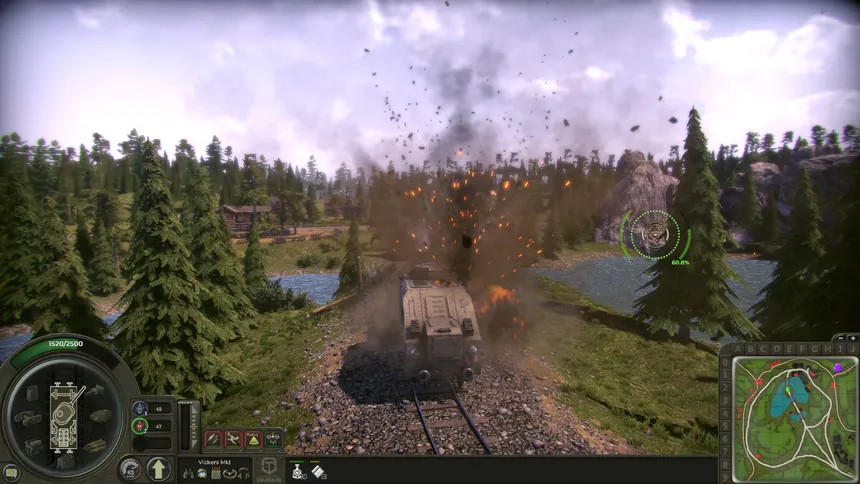 Скриншот 8 к игре Armored Train Warfare