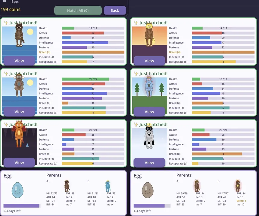 Скриншот 7 к игре Monster Breeder
